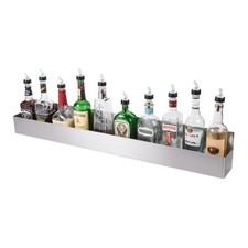 Stainless Steel Speed Rail Alcohol Bottle Holder Bar Flair Cocktail Organiser