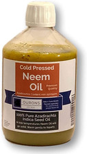 Premium Cold Pressed Neem Oil - Plant Protection & Pest Control - 500Ml