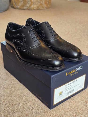Loake 1880 men heston black - men's,