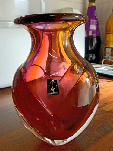 Langham studio art glass vase - langham,