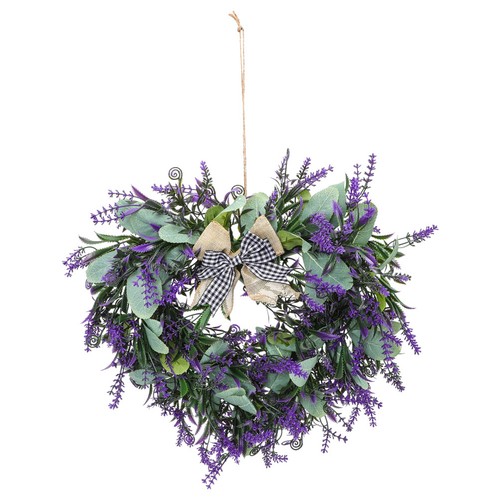 Heart shaped wreath - wreath, lavender