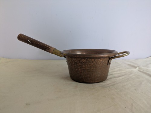 Antique copper pot cooking - antique,