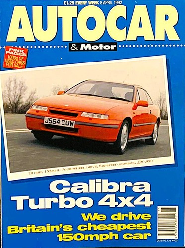 Autocar magazine apr - magazine, 08-apr-92