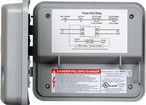 Hunter psr pump start relay - pump,