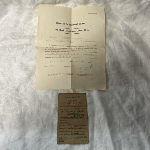 Wartime memorabilia coal - wartime,