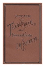 SEIFERT, OTTO (1853-1933) Taschenbuch Der Medicinisch-Klinischen Diagnostik / Vo