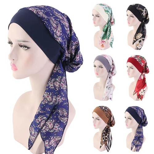 Pre tied turban hat - turban,