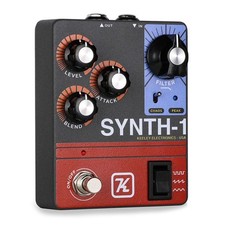 Keeley Synth-1 Synthesizer Effects Pedal for Electric Guitar with Expression Ped
