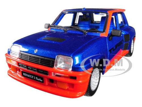 Renault turbo blue 24 - blue, 1/24