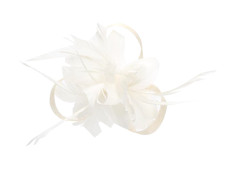 Flower Hair Clip Feathers Small Fascinator Mini Top Hat Wedding Royal Ascot Race