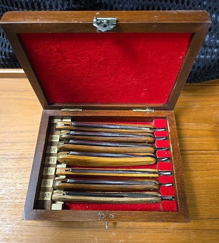 Seven day razor set solingen - day,