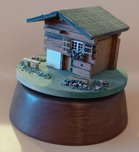 Vintage wooden swiss cottage - wooden,