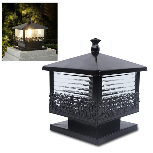 Vintage gate post lamp - vintage, pillar