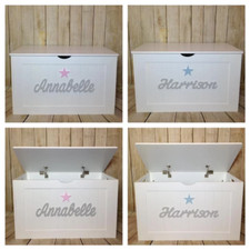 Personalised Toy Box Wooden