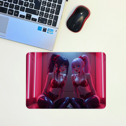 Anime girls mouse mat - mouse,