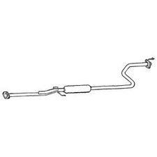 Centre Pipe & Silencer for