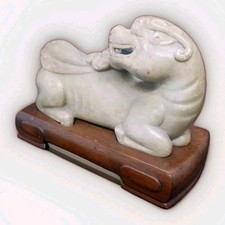 Chinese Carved Stone Qilin on