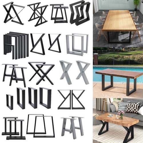 Iron metal table legs bench - table,