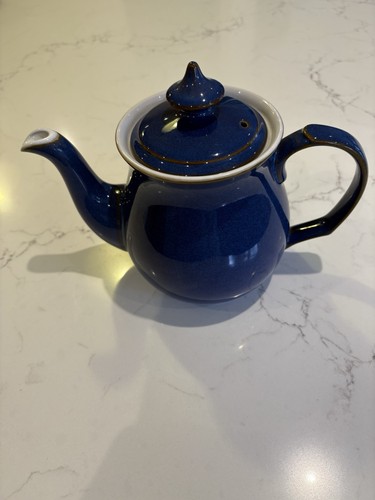 Denby tea pot - pot, blue