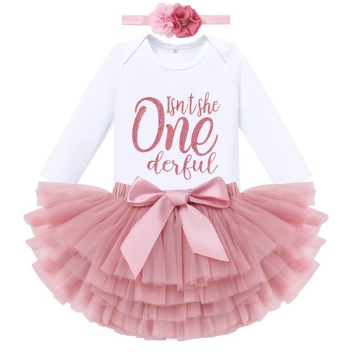 Baby girl 1st birthday cake - baby,