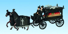 Noch 16714 Horse Drawn Hearse Coach HO Gauge Figures Set