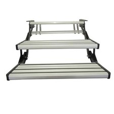 Drop Down Double Step (Manual Aluminium Motorhome Pull Out Folding Platform)