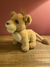 Vintage Disney Store Simba From The Lion King Soft Toy 12” Plush Nala? No Label