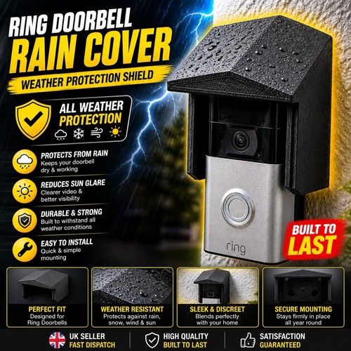 Ring doorbell rain cover - doorbell,