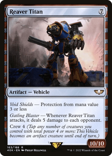 Reaver titan 40k 163 - -, nm