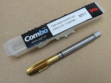 YG1 M11 x 1.5 HSS 5% Cobalt Spiral Point TiN Coated Universal Machine Tap 