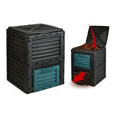 300L Composter Bin - Organic Eco Waste Compost Converter Garden Bin 300 Litre