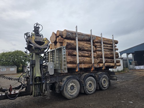 Timber trailer with loglift - trailer, z
