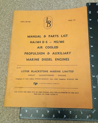 Lister 6 cyl diesel - 6,
