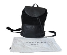 Liebeskind luxury backpack backpack black leather suede leather