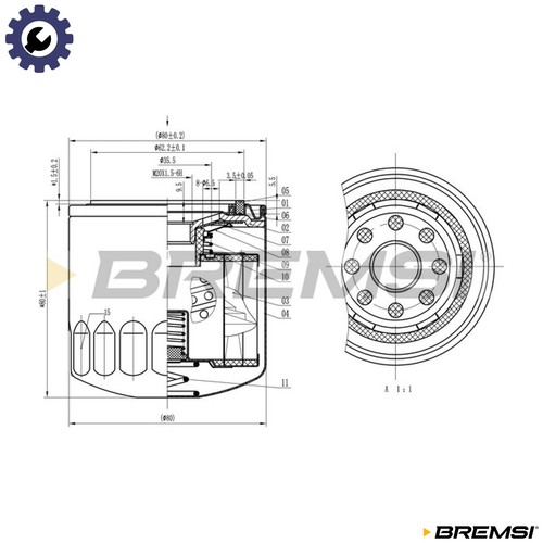 Oil filter fl1818 - oil,