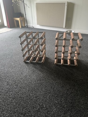 Vintage wooden wine racks - vintage,