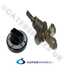 SHAAN TANDOORI CLAY OVEN GAS TAP CONTROL FFD VALVE TAP & BLACK CONTROL KNOB