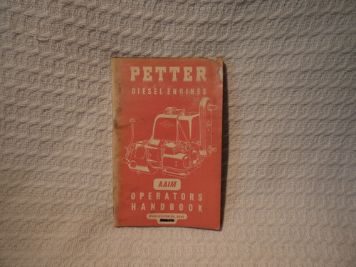 Vintage petter diesel engines - diesel,
