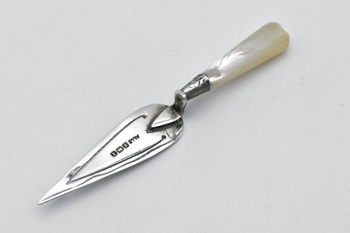 Antique solid silver - solid, bookmark