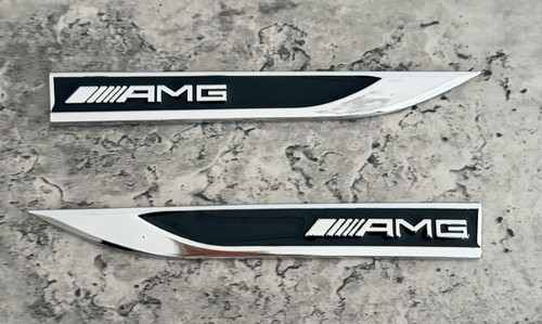Amg emblem badge - amg, side
