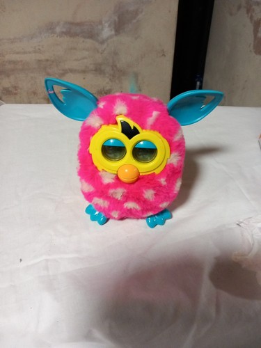 Furby boom pink white polka - furby,