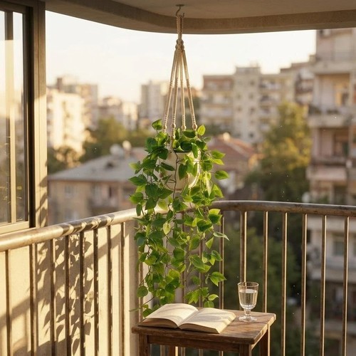 Macrame plant pot holder - plant, holder,