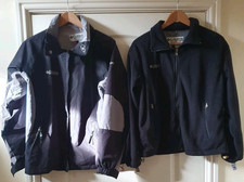 Columbia Men's Black Fleece and Titanium Jacket M Full Zip Outdoor Hiking