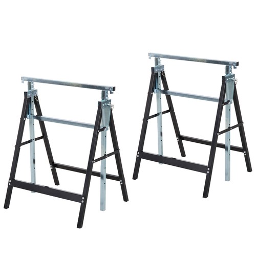 Homcom set saw horses - set,