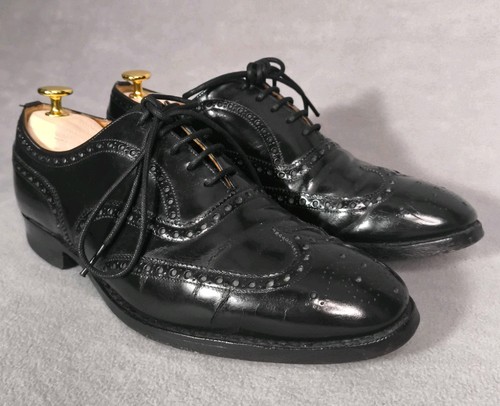 Church burwood black leather - burwood,
