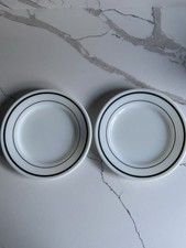 Pair of Pyrex Side Plates Tableware by Corning USA Made In USA Vintage Retro