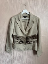 Isabel de Pedro women linen blazer size 10