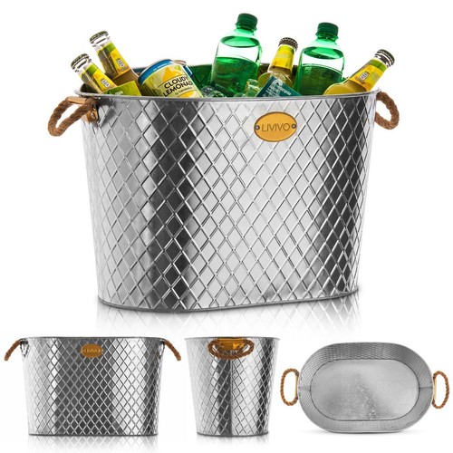 Livivo ice bucket polished - ice,