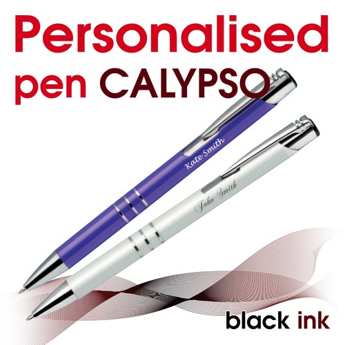 Personalised metal pen - , calypso