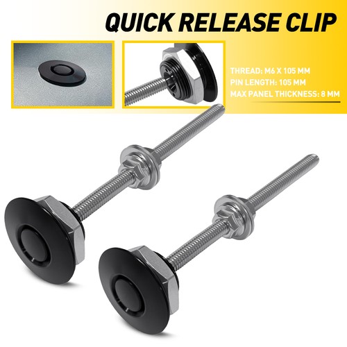 Universal 2pcs bonnet pins - bonnet,
